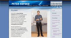Desktop Screenshot of peterkofoed.dk